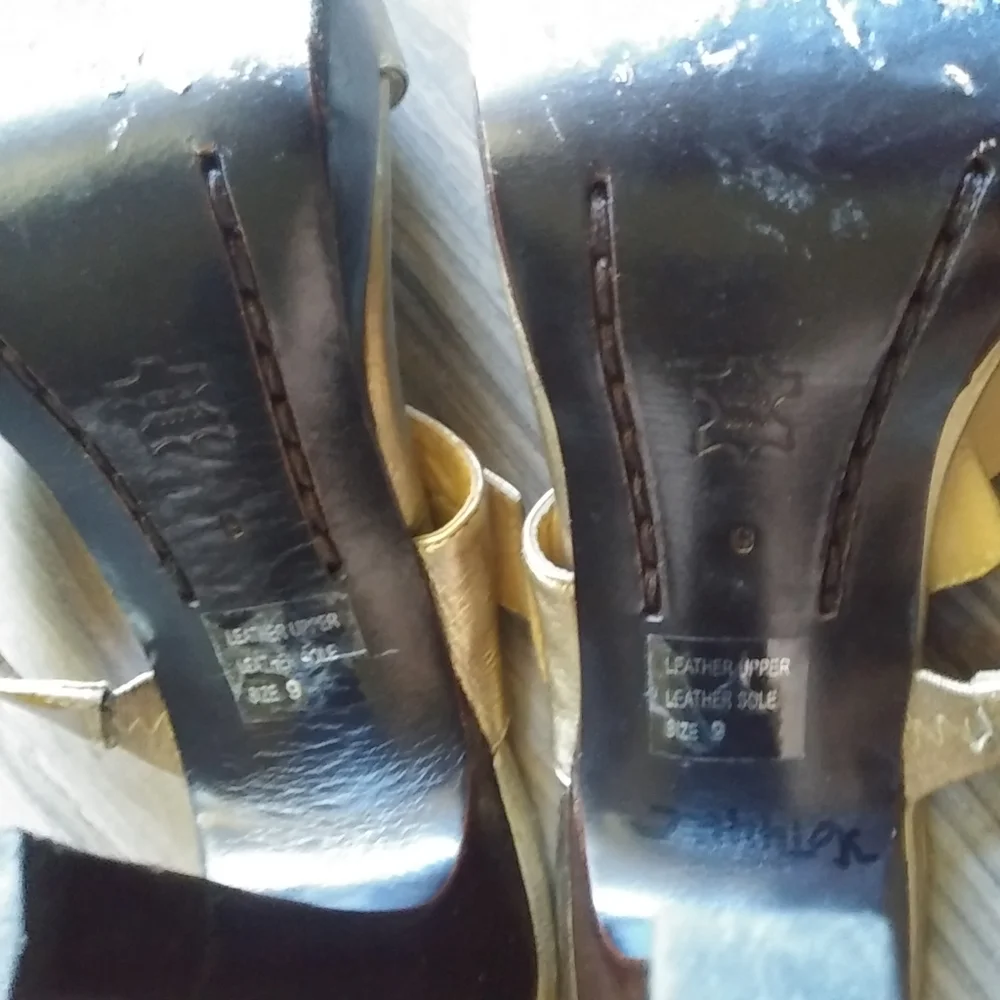 Mk leather heels
